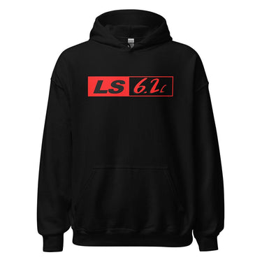LS GM 6.2 LS3 Engine Hoodie in black